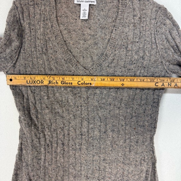 Autumn Cashmere Cable-knit Elbow Patch Sweater - Picture 7 of 10